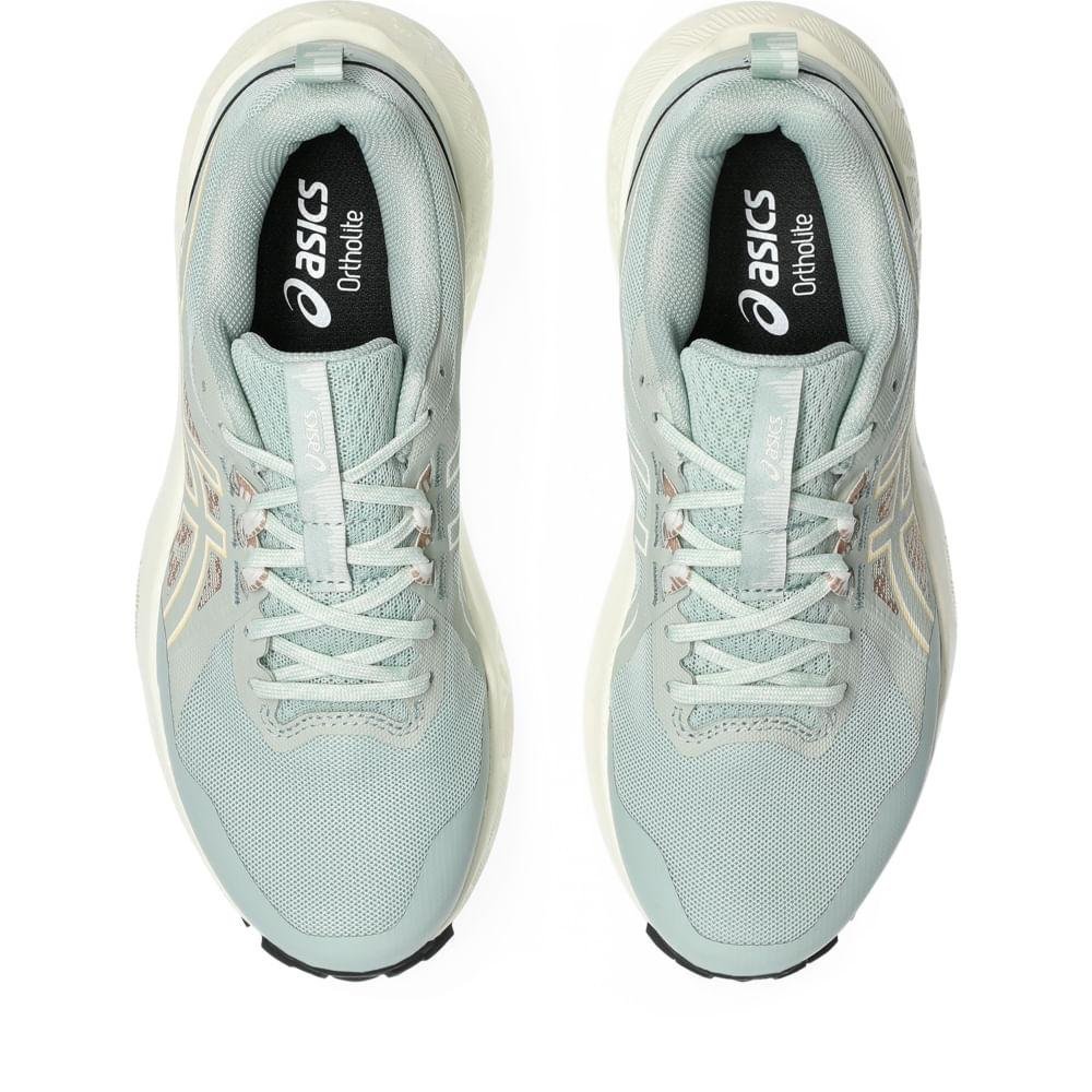TENIS ASICS GEL-SONOMA 8 FEMININO Verde/Laranja 4