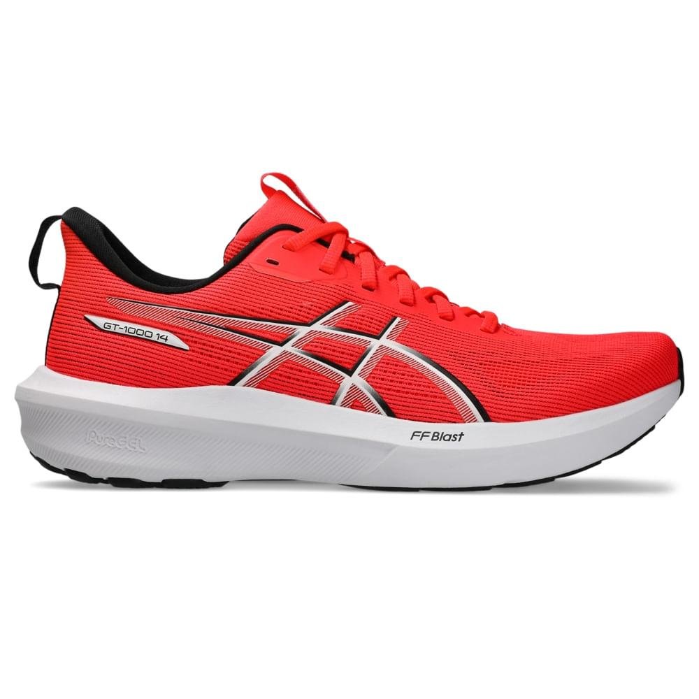 TENIS ASICS GT-1000 14 MASCULINO Vermelho