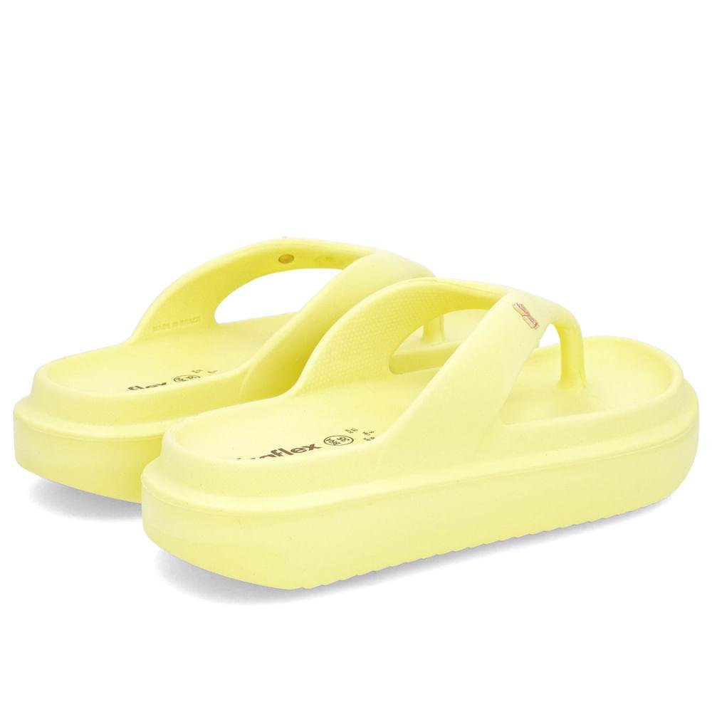 CHINELO USAFLEX POOFY PLATAFORMA EVA REF AM14001 FEMININO Amarelo 3