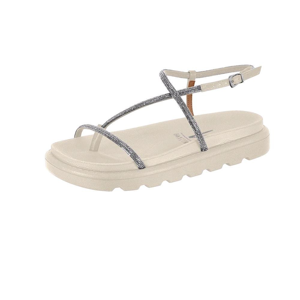 SANDALIA VIZZANO PAPETE STRASS REF 6459.139.30082 FEMININO Off White 2