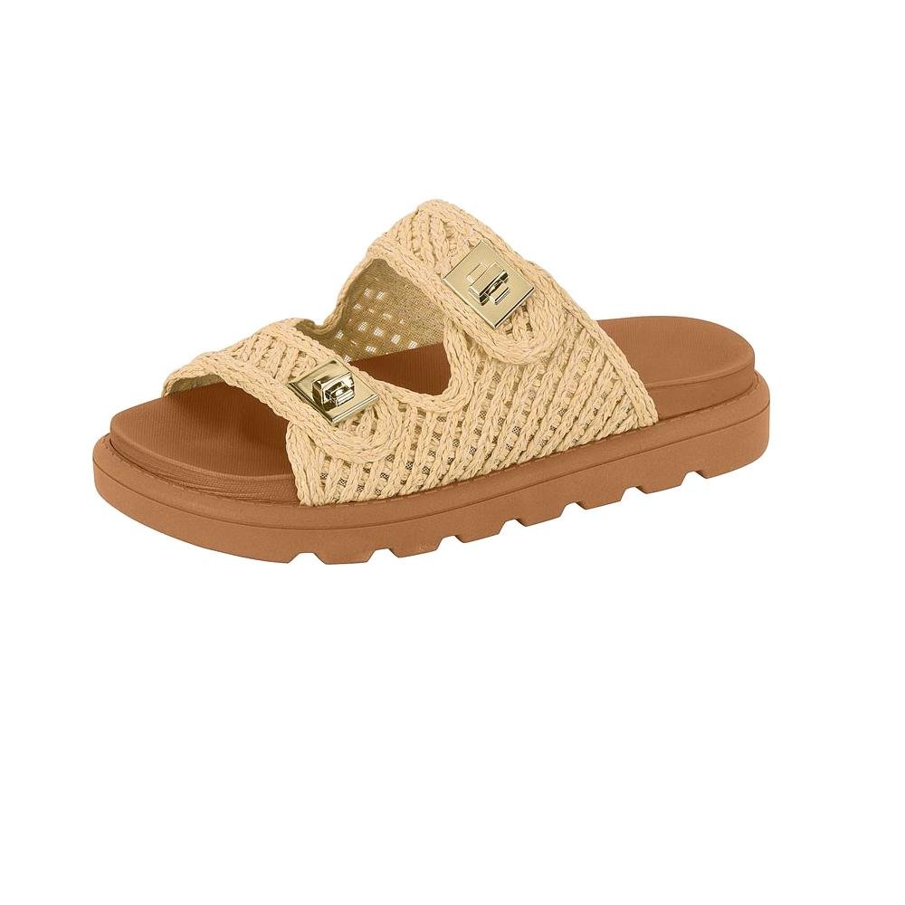 SANDALIA VIZZANO PAPETE PALHA REF 6510.119.30367 FEMININO Bege 4