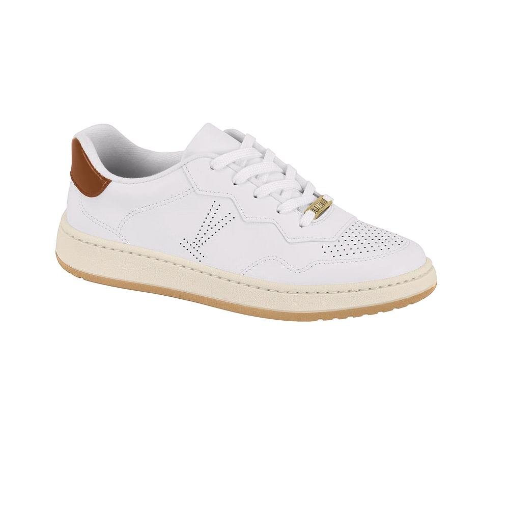 TENIS VIZZANO CASUAL REF 1466.100.30614 FEMININO Branco/Marrom 3