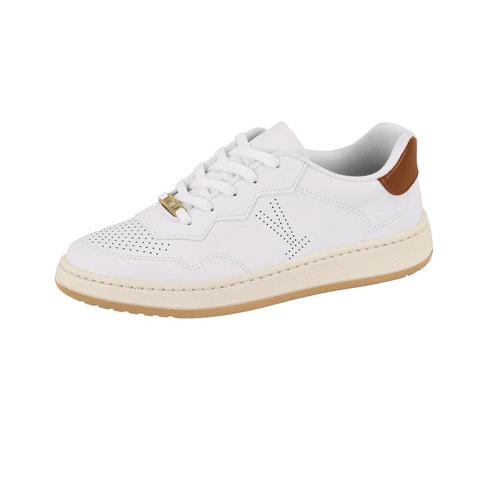 TENIS VIZZANO CASUAL REF 1466.100.30614 FEMININO Branco/Marrom 4