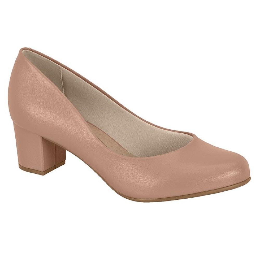 SAPATO BEIRA RIO SOCIAL SALTO BLOCO REF 4777.409.9569 Nude 3