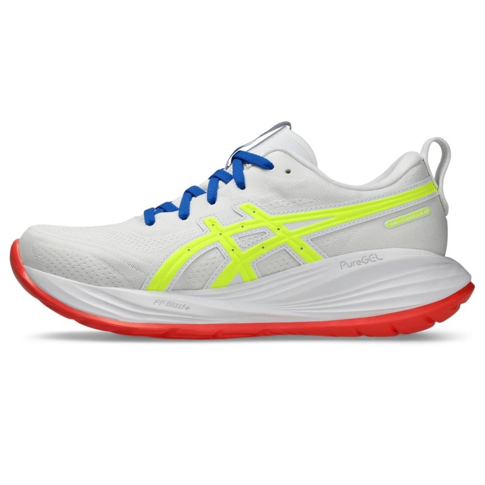 TENIS ASICS GEL-CUMULUS 27 ATC FEMININO Branco/Amarelo 2