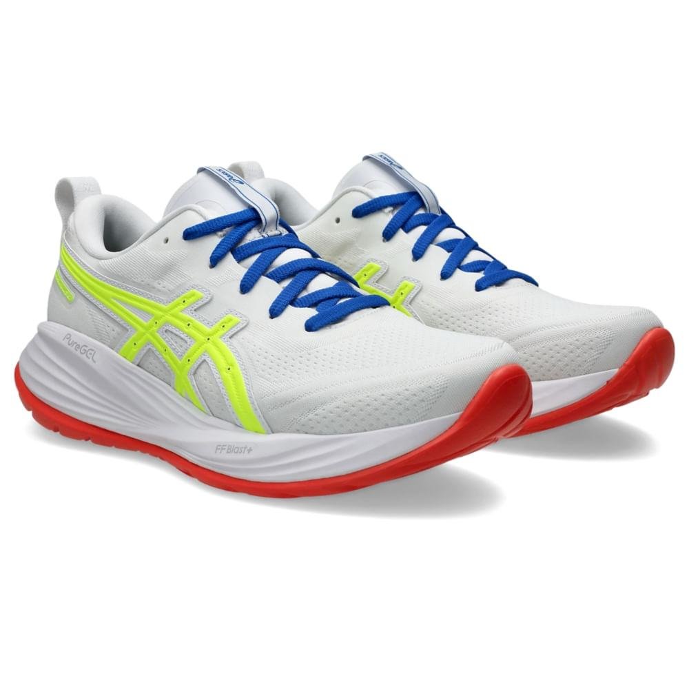 TENIS ASICS GEL-CUMULUS 27 ATC FEMININO Branco/Amarelo 3