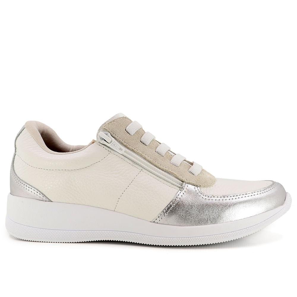 TENIS USAFLEX ELASTICO ZIPER REF AJ1202 FEMININO