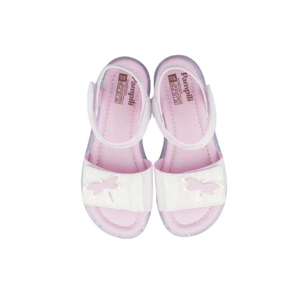 SANDALIA PAMPILI LULLI LED LIBELULA REF 697.056 MENINA Branco 3