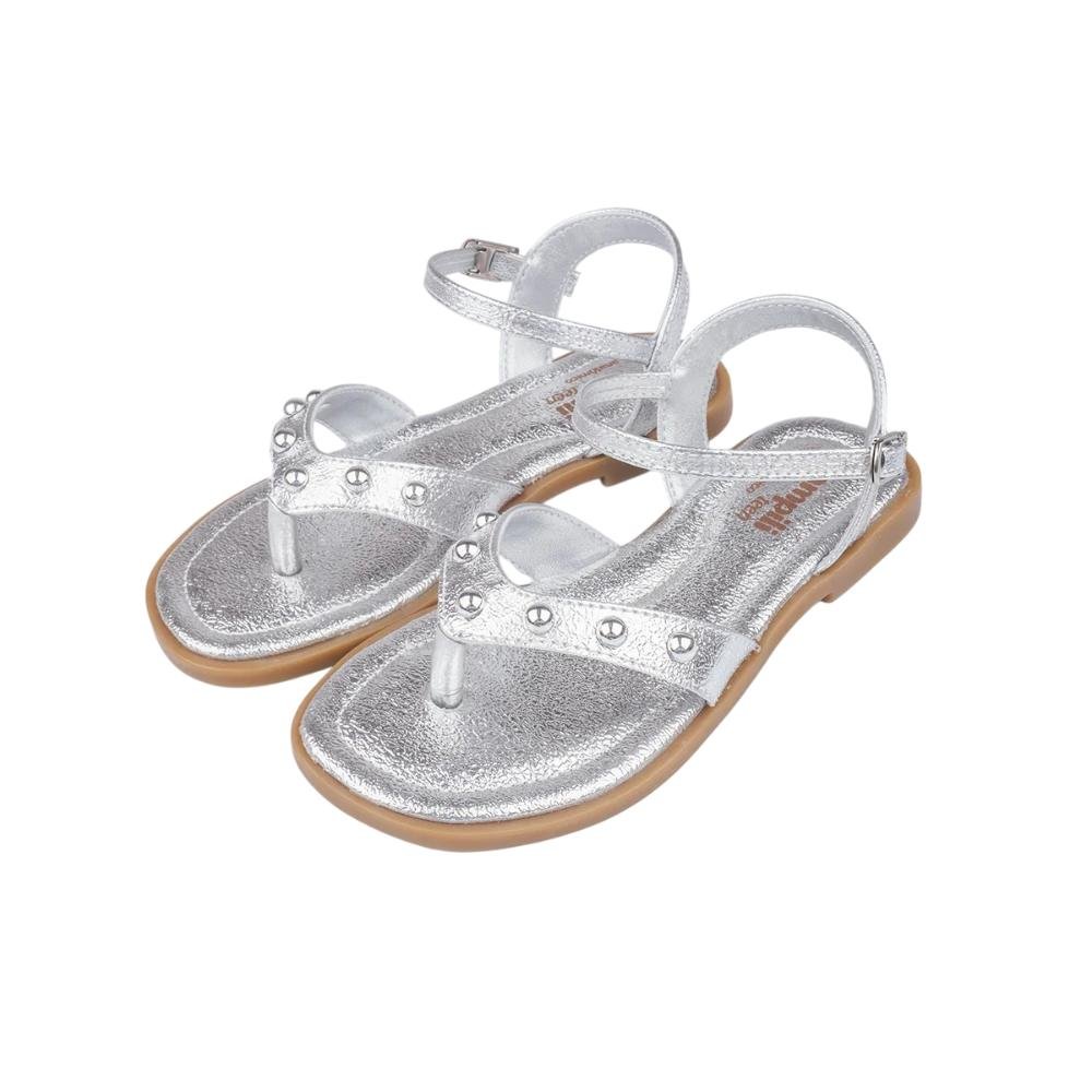 SANDALIA PAMPILI VICK ESFERAS REF 574.018 MENINA Prata 2