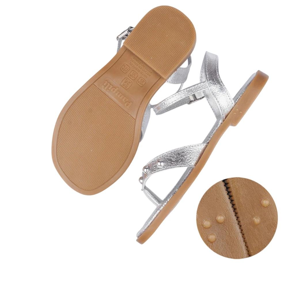 SANDALIA PAMPILI VICK ESFERAS REF 574.018 MENINA Prata 4