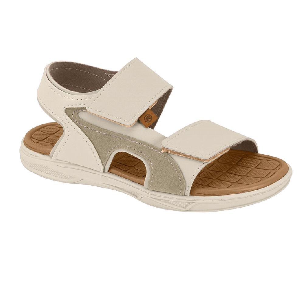 SANDALIA MOLEKINHO TIRA AUTOCOLANTE REF 2402.945.17063 Branco/Bege 3