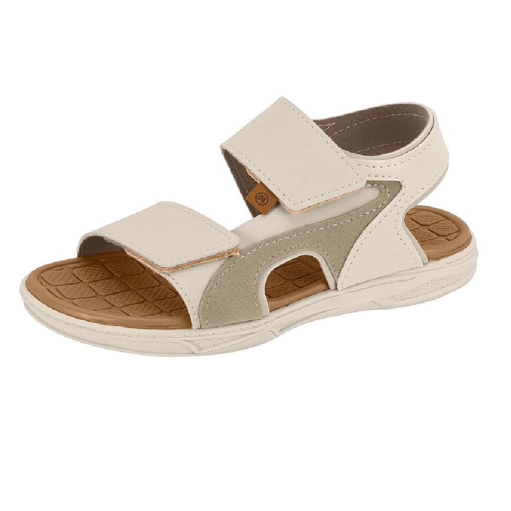 SANDALIA MOLEKINHO TIRA AUTOCOLANTE REF 2402.945.17063 Branco/Bege 4