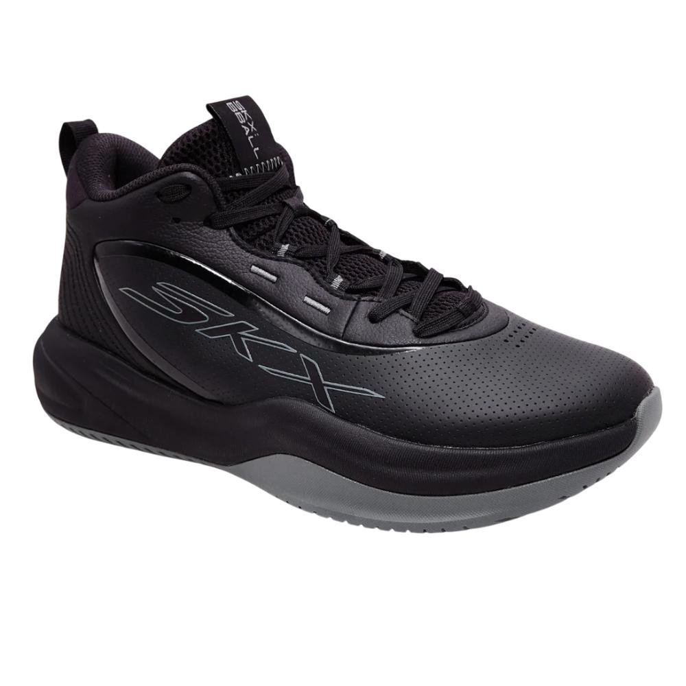TENIS SKECHERS SKX LEAGUE REF 253010 MASCULINO Preto 2