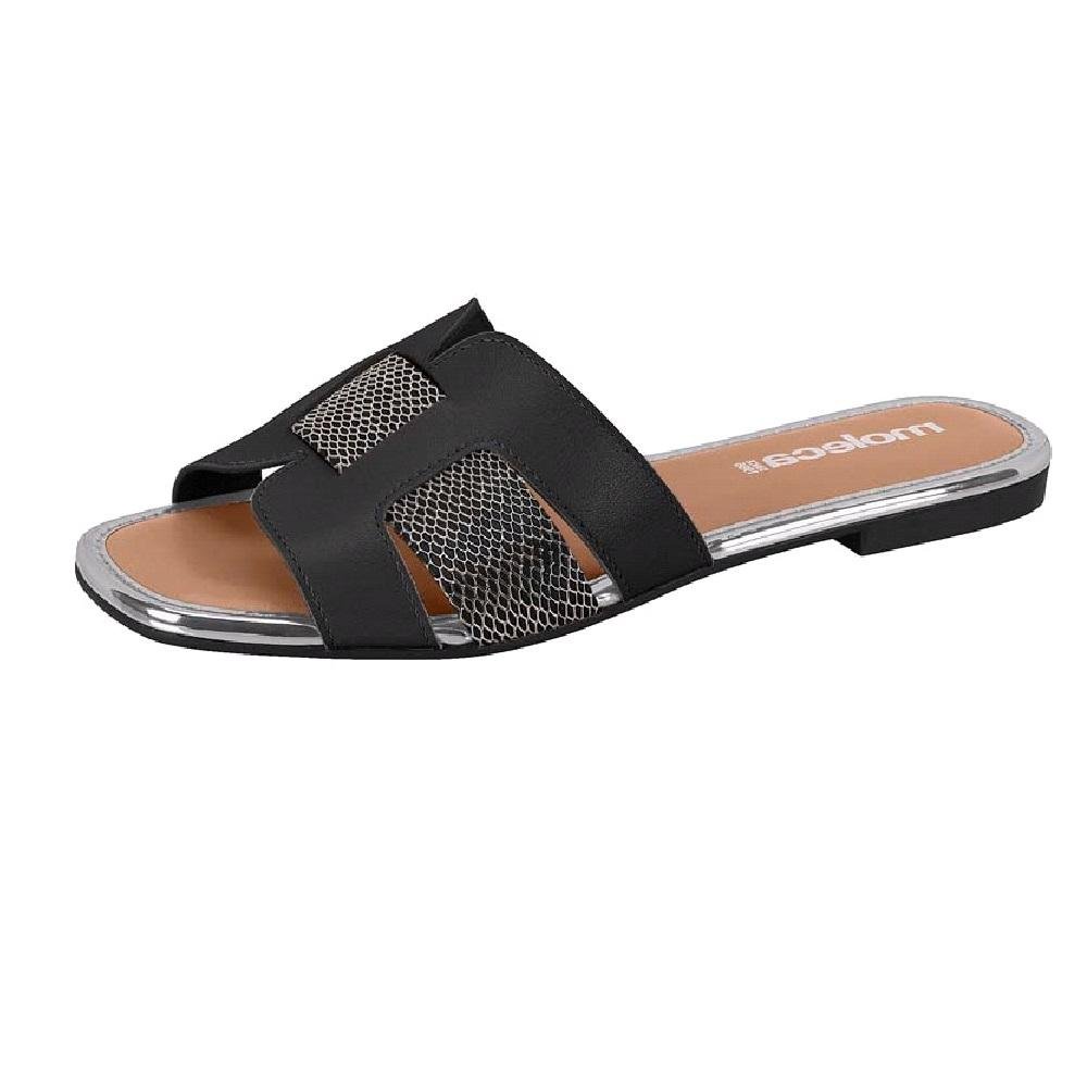 SANDALIA MOLECA RASTEIRA CONFORTÁVEL REF 5435.553.29850 Preto 2