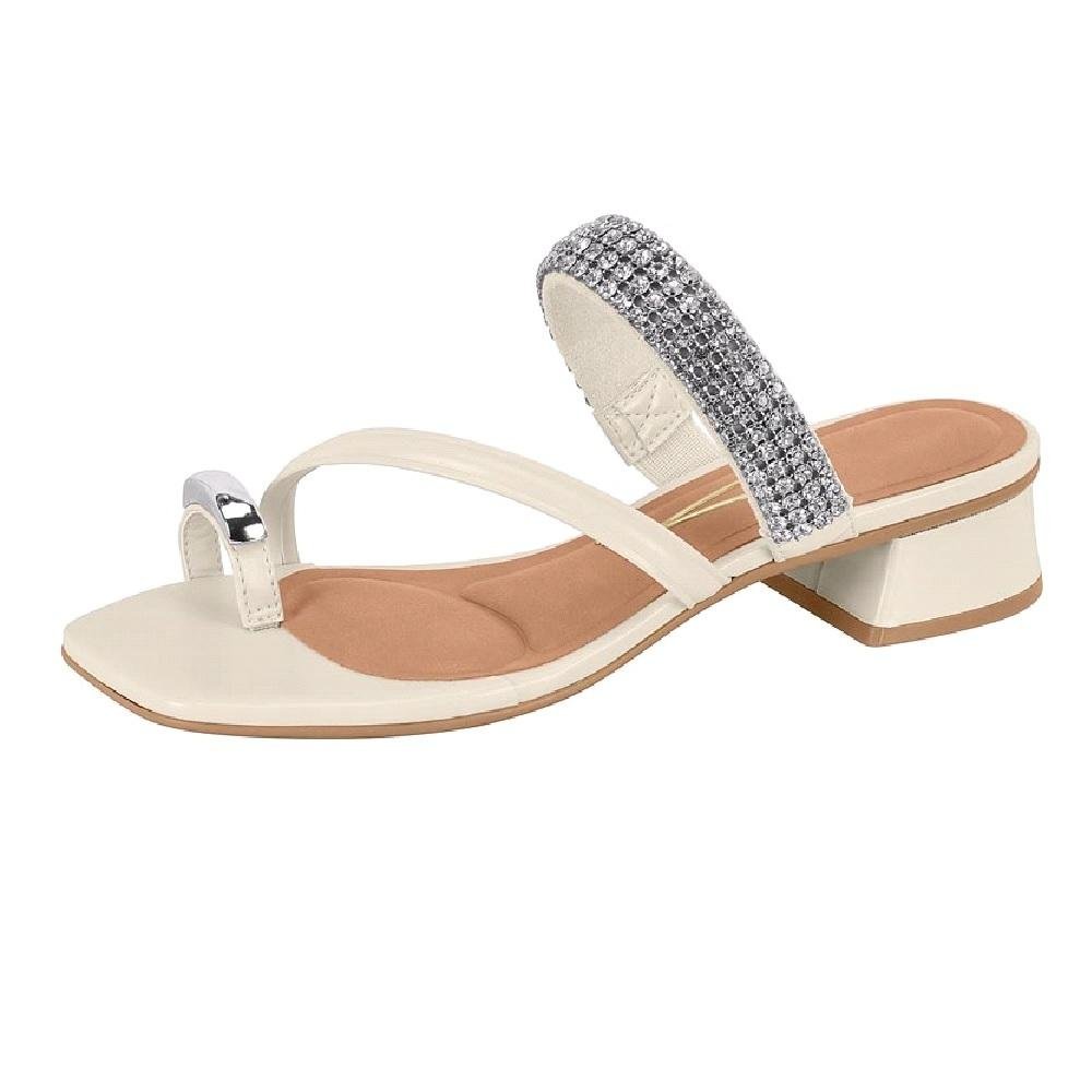 SANDALIA VIZZANO SALTO BLOCO BAIXO REF6454.133.30455 Branco 4