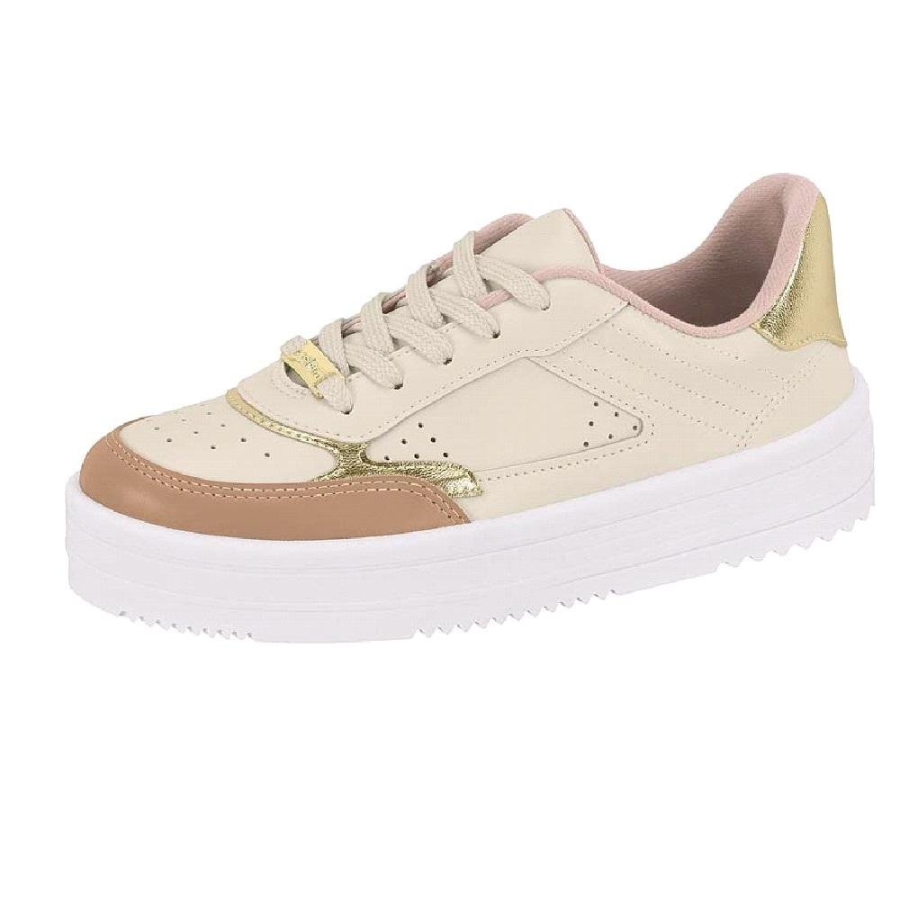 TENIS MOLECA CASUAL CONFORTAVEL REF 5782.312.30645 FEMININO Bege 2