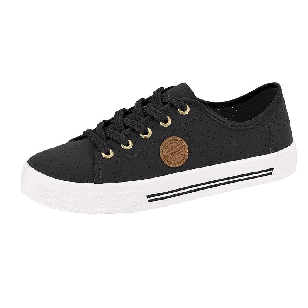 TENIS MOLECA CASUAL REF 5667.702.10159 FEMININO Preto 2