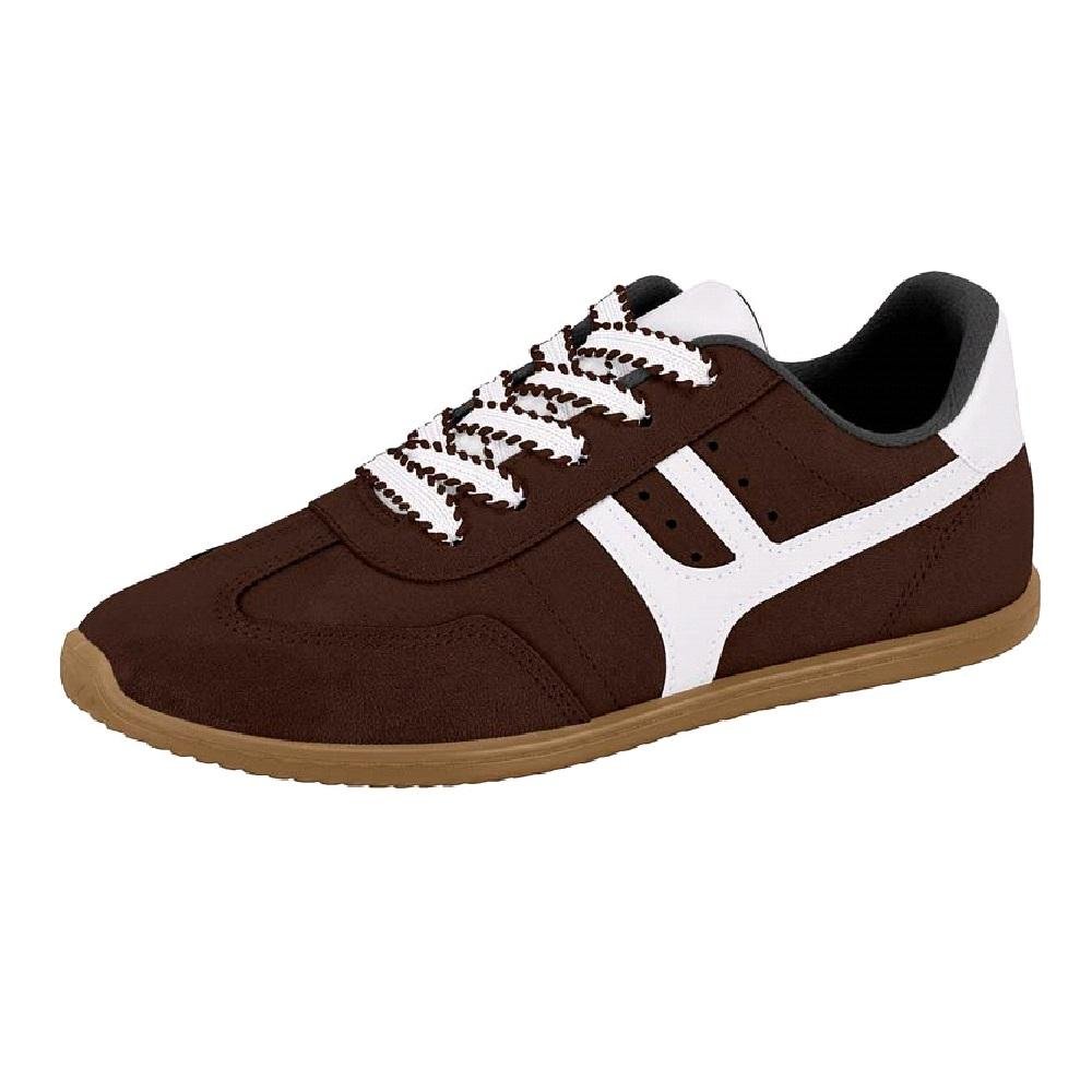 TENIS MOLECA LISTRAS REF 5827.101.11184 FEMININO Marrom 4
