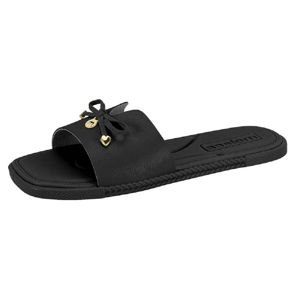 CHINELO MOLECA RASTEIRINHA REF 5494.227.30331 FEMININO Preto 2