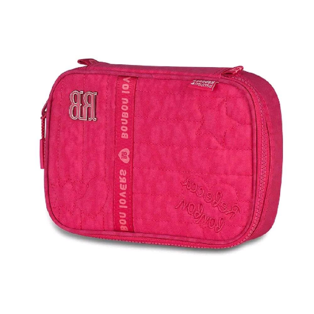 ESTOJO REBECCA BONBON SIMPLES 16X22X6 REF RB27004 Rosa 4