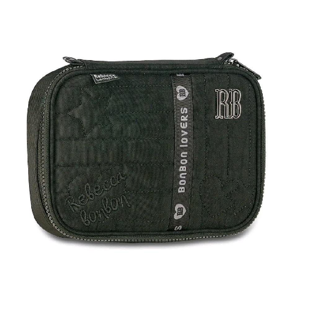 ESTOJO REBECCA BONBON SIMPLES 16X22X6 REF RB27004 Preto 3