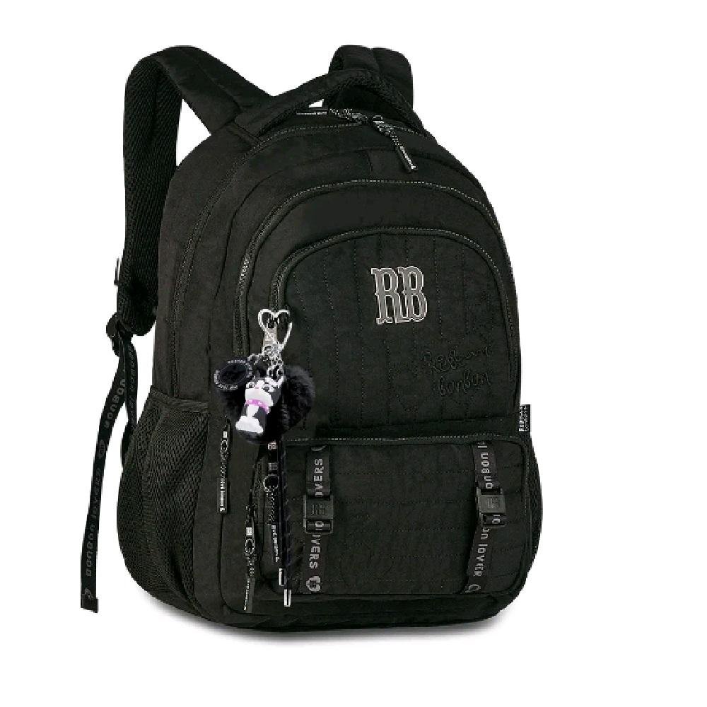 MOCHILA REBECCA BONBON DE COSTAS 17,5" REF RB27006 Preto 3