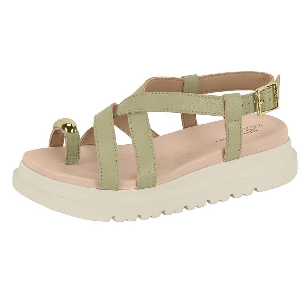 SANDALIA MODARE FLATFORM TIRAS REF 7200.107.21736 FEMININO Verde 4