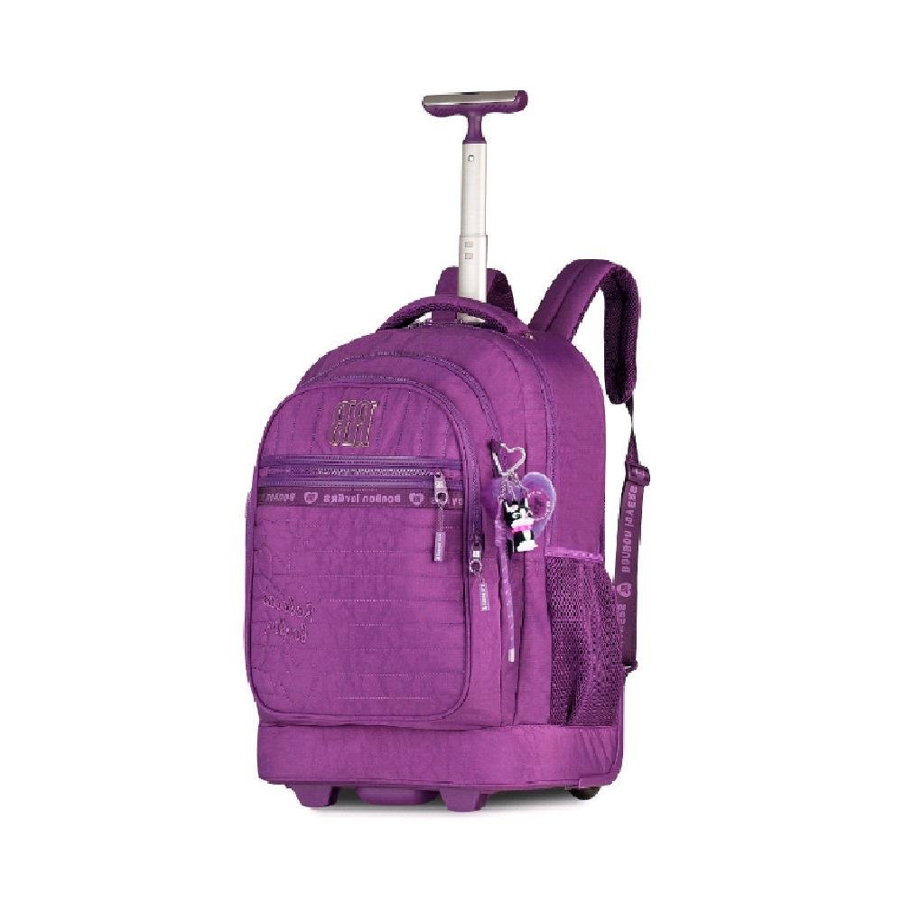MOCHILA REBECCA BONBON DE CARRINHO 19" REF RB27000 Roxo 2