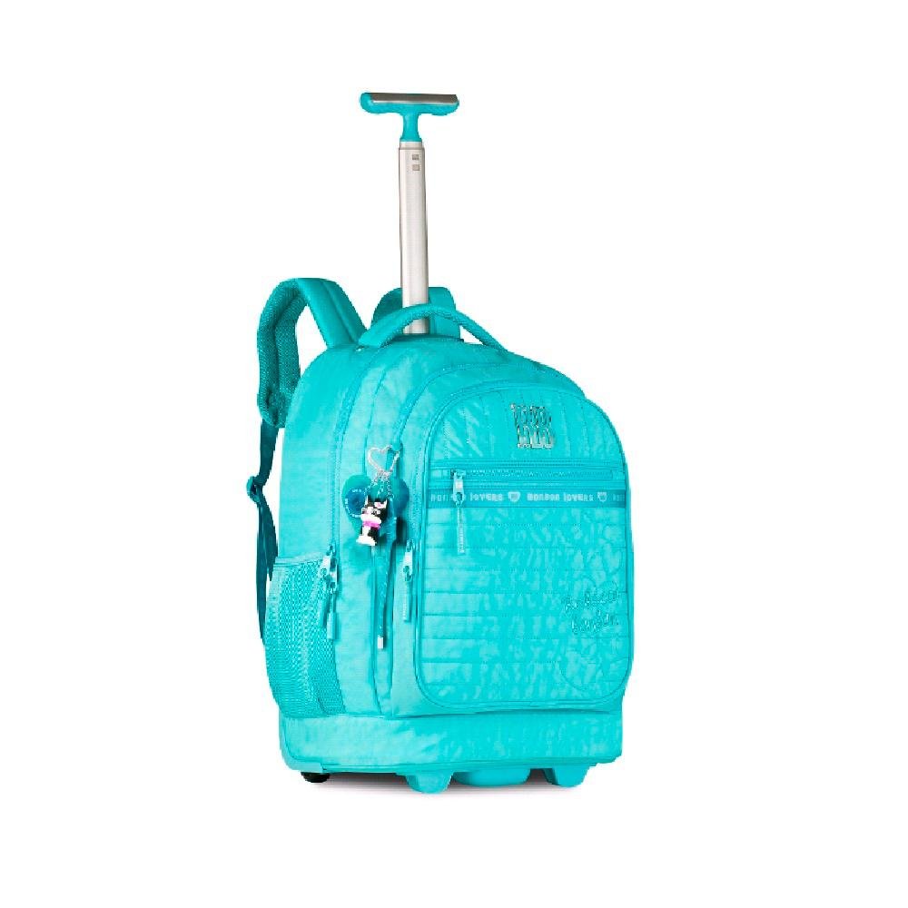 MOCHILA REBECCA BONBON DE CARRINHO 19" REF RB27000 Azul Turquesa 3