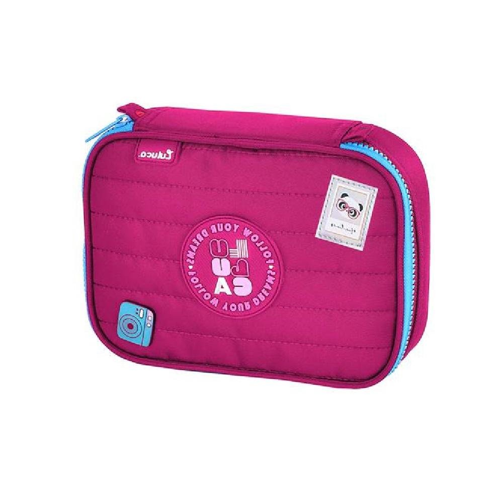 ESTOJO LULUCA SIMPLES 22X16X6CM REF LU24640 Rosa 2