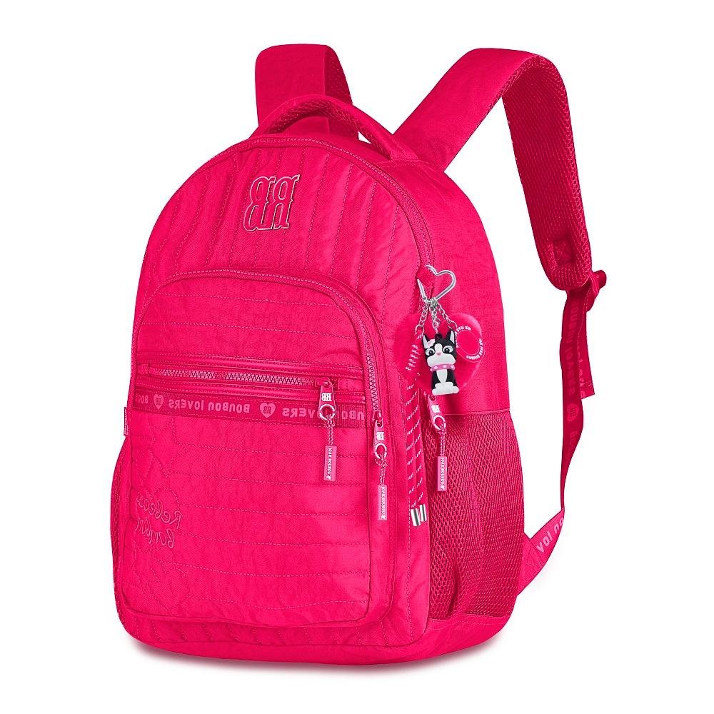 MOCHILA REBECCA BONBON DE COSTAS 17,5" REF RB27001 Rosa 2