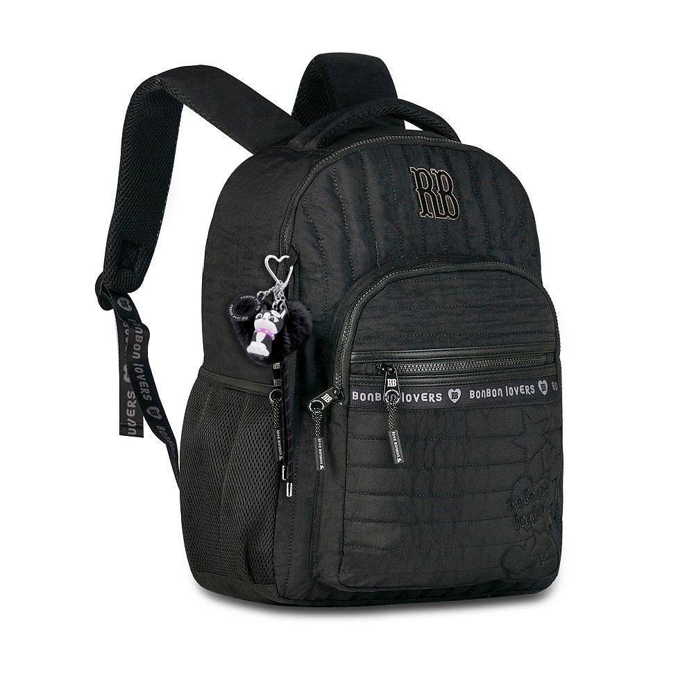 MOCHILA REBECCA BONBON DE COSTAS 17,5" REF RB27001 Preto 3