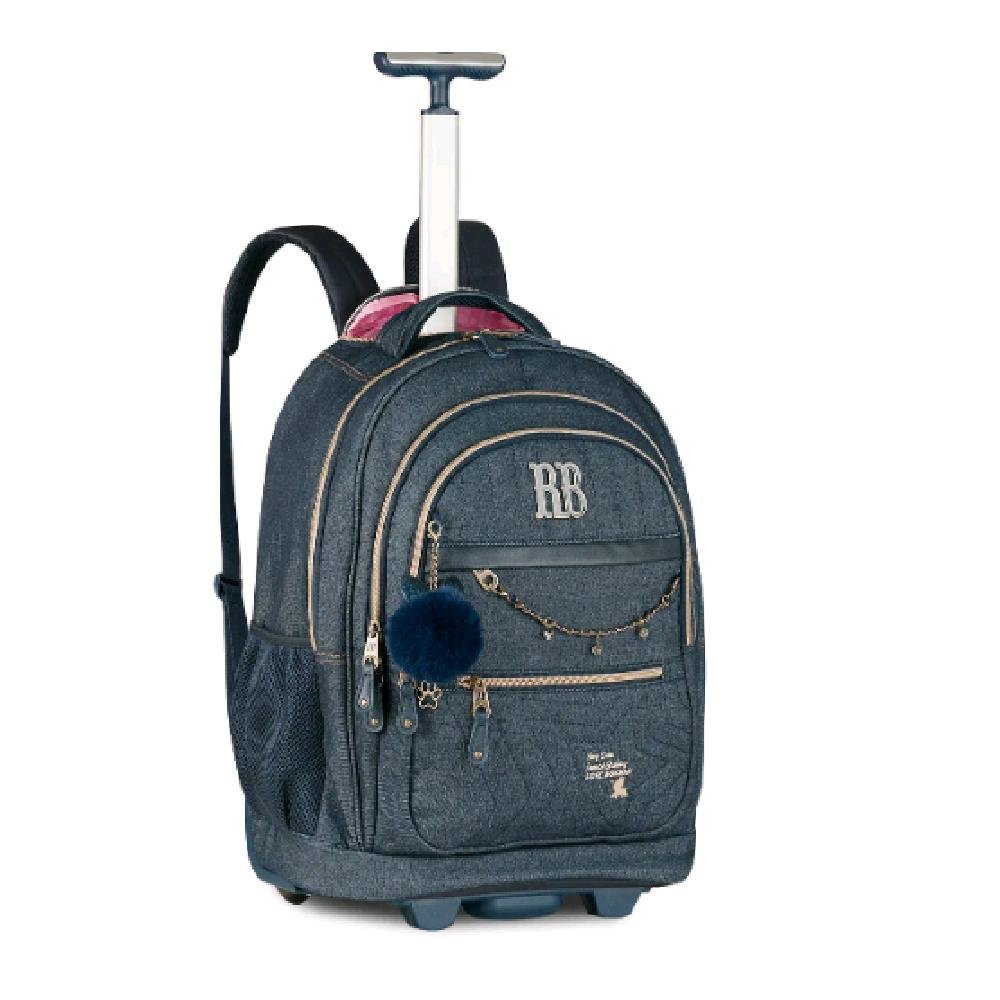 MOCHILA REBECCA BONBON DENIM VINTAGE DE CARRINHO 19 RB27023