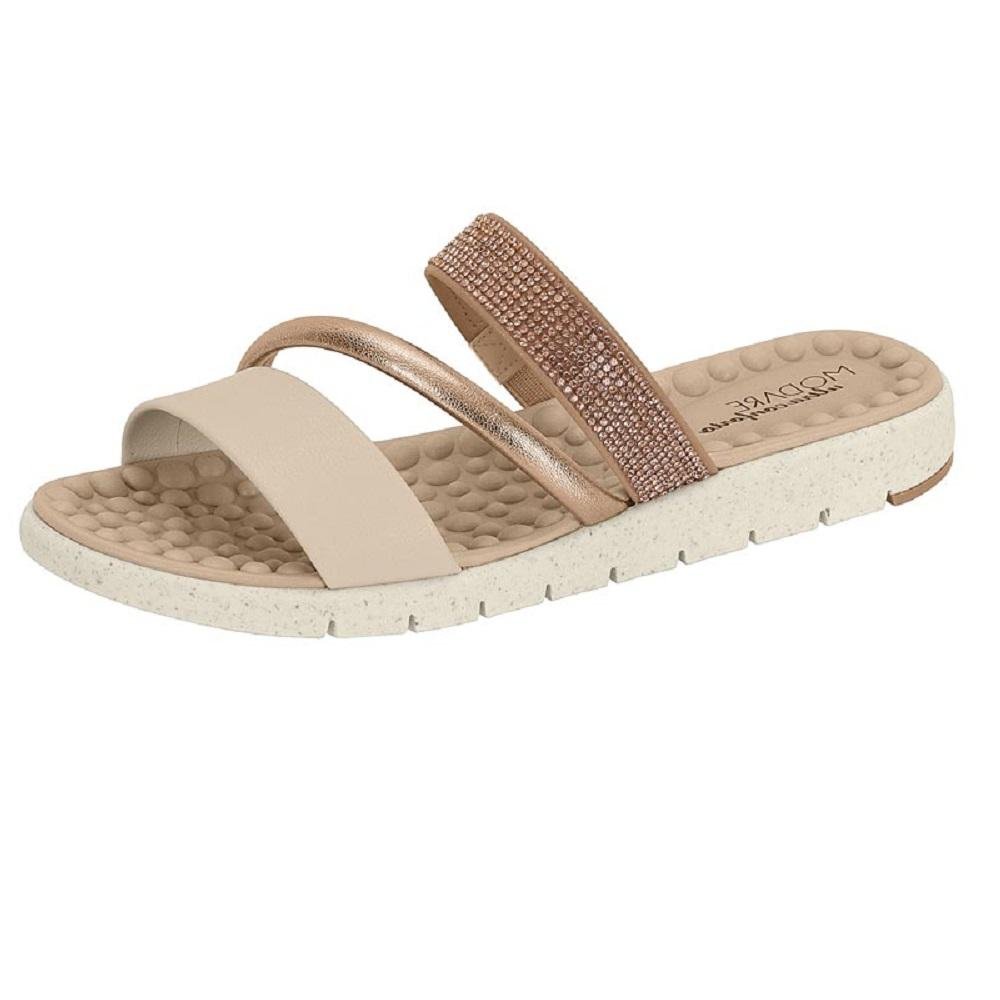 SANDALIA MODARE ULTRACONFORTO REF 7162.221.30751 FEMININO Dourado/Nude 2
