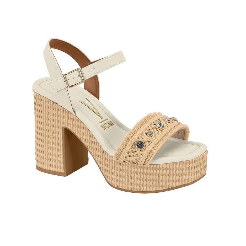 SANDALIA VIZZANO SALTO BLOCO REF 6541.112.30191 FEMININO Creme 3