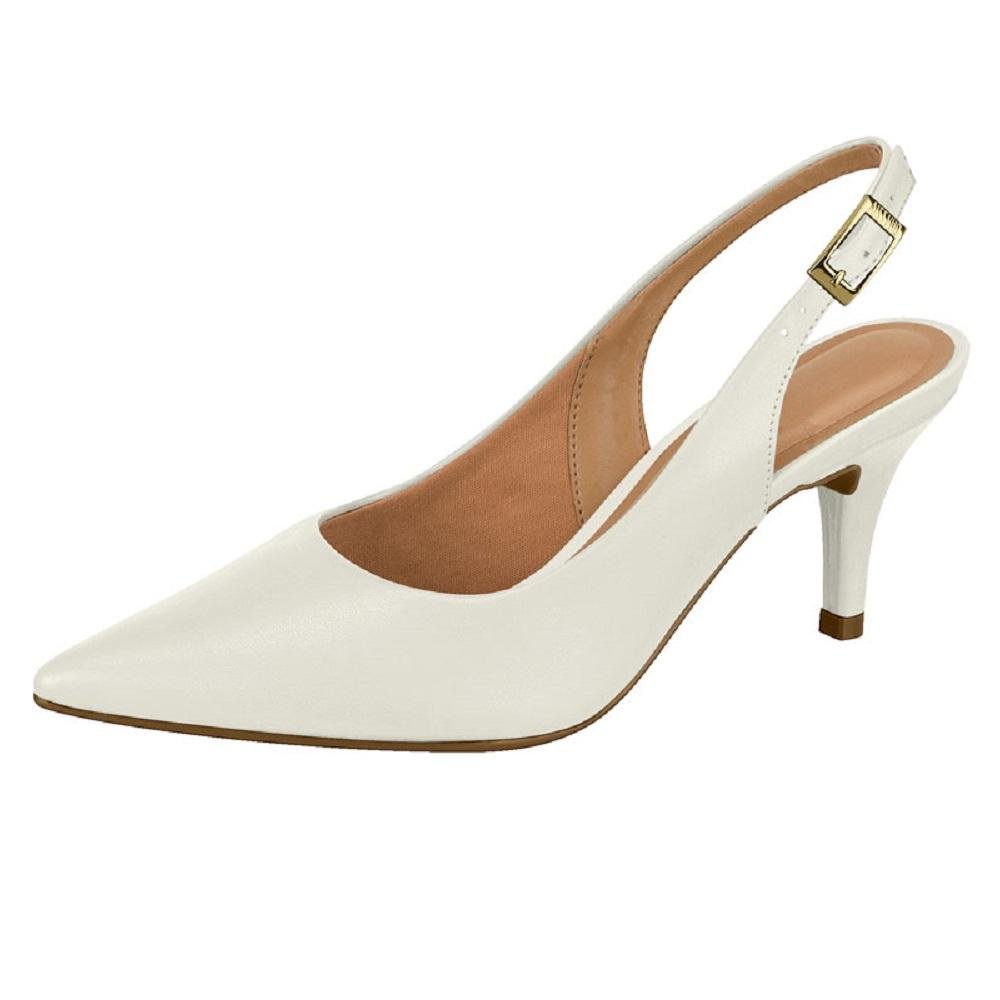 SCARPIN VIZZANO SALTO MÉDIO REF 1185.700.7286 FEMININO Branco 4