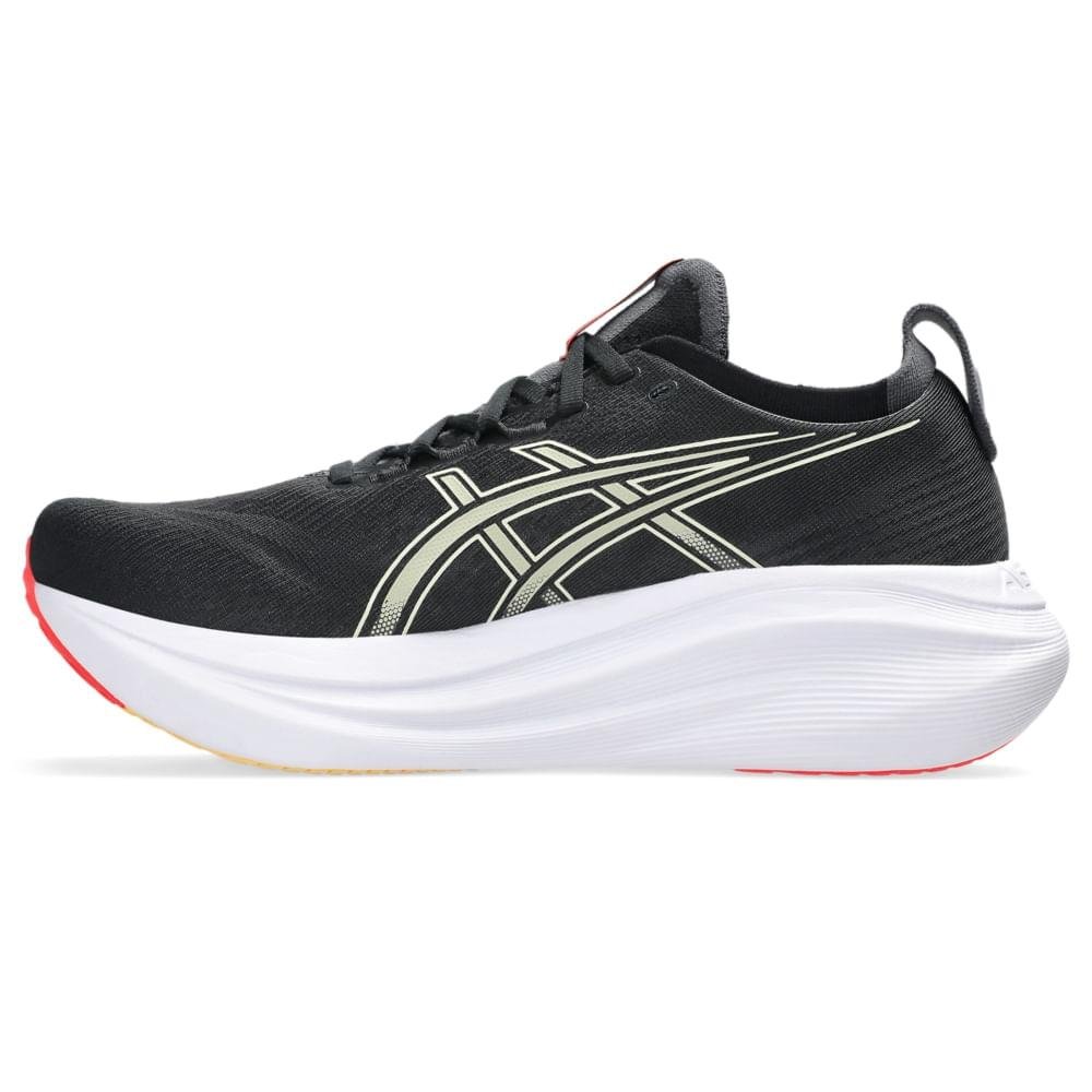 TENIS ASICS GEL-NIMBUS 27 MASCULINO Preto/Laranja 2