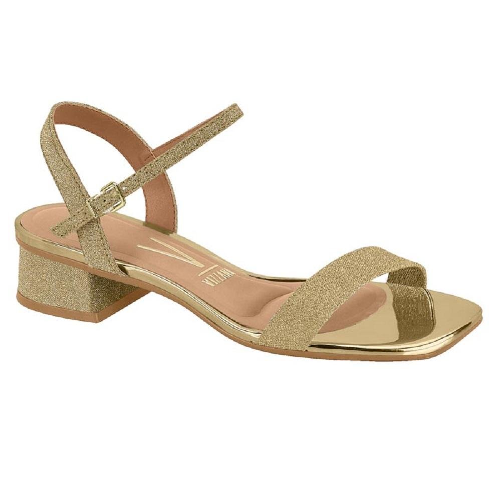 SANDALIA VIZZANO CASUAL REF 6454.111.26565 FEMININO Dourado 3