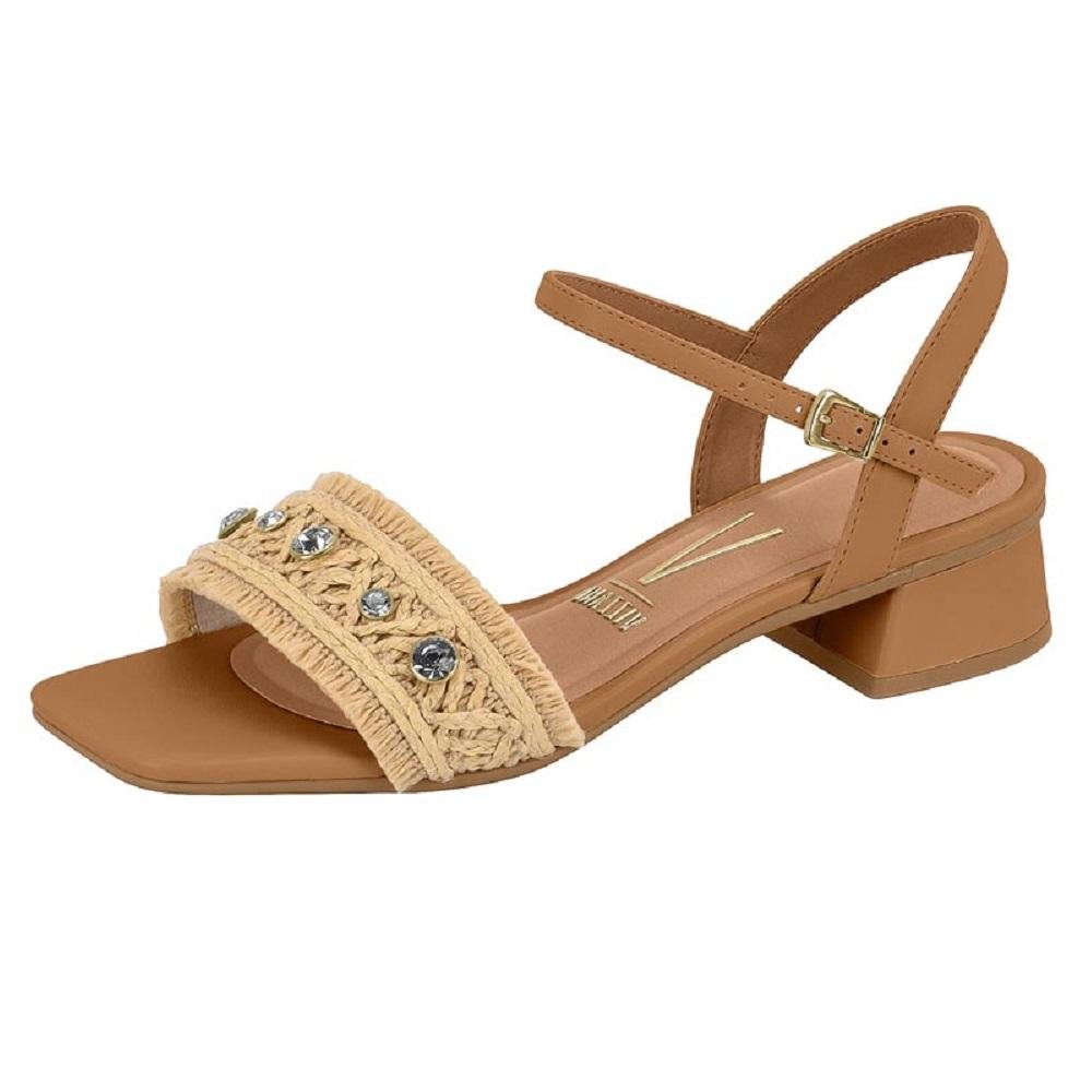 SANDALIA VIZZANO CASUAL REF 6454.139.30191 FEMININO Marrom/Bege 4