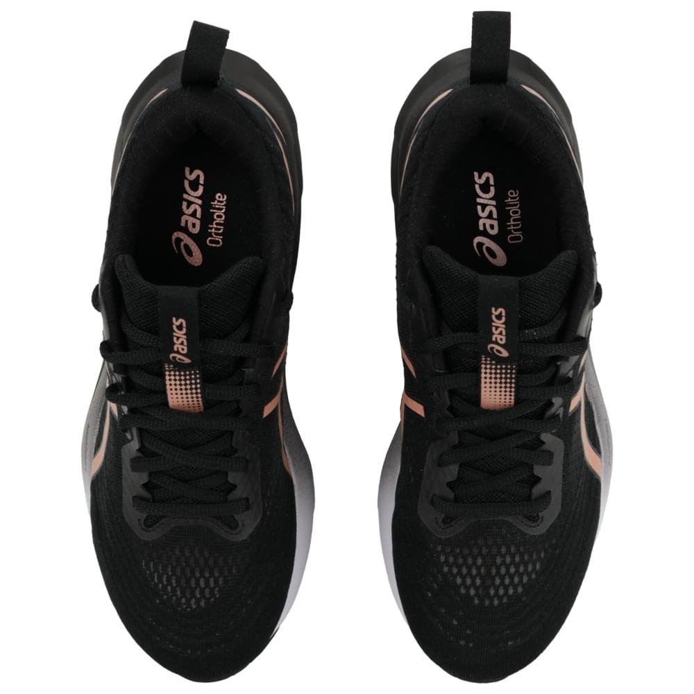 TENIS ASICS GEL-NAGOYA 8 FEMININO Preto/Rosa 4