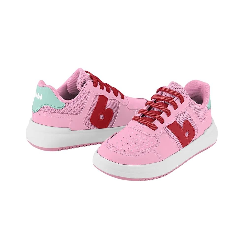 TENIS BIBI B COLLEGE REF 1241040 MENINA Rosa/Vermelho 3