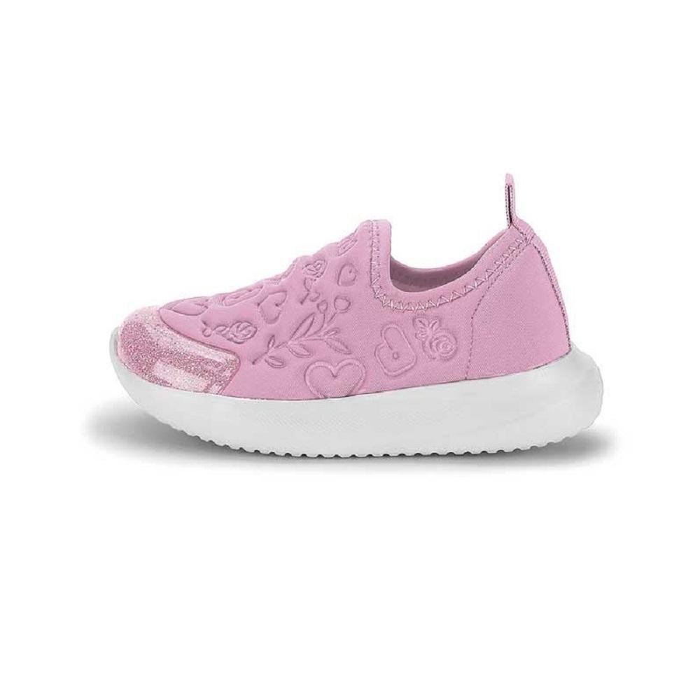 TENIS BIBI FLASH LYCRA REF 1232157 MENINA Rosa 2