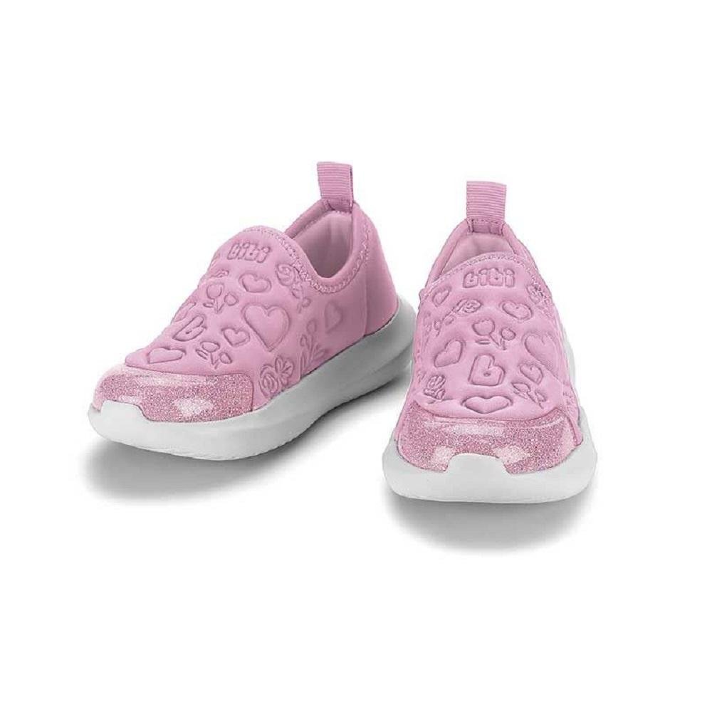 TENIS BIBI FLASH LYCRA REF 1232157 MENINA Rosa 3