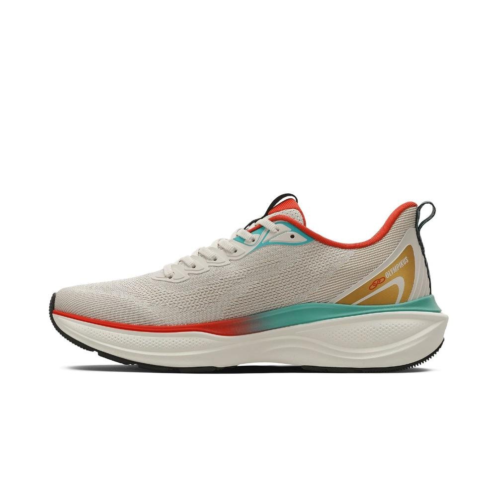 TENIS OLYMPIKUS PRIDE 4 MASCULINO Bege/Laranja 2