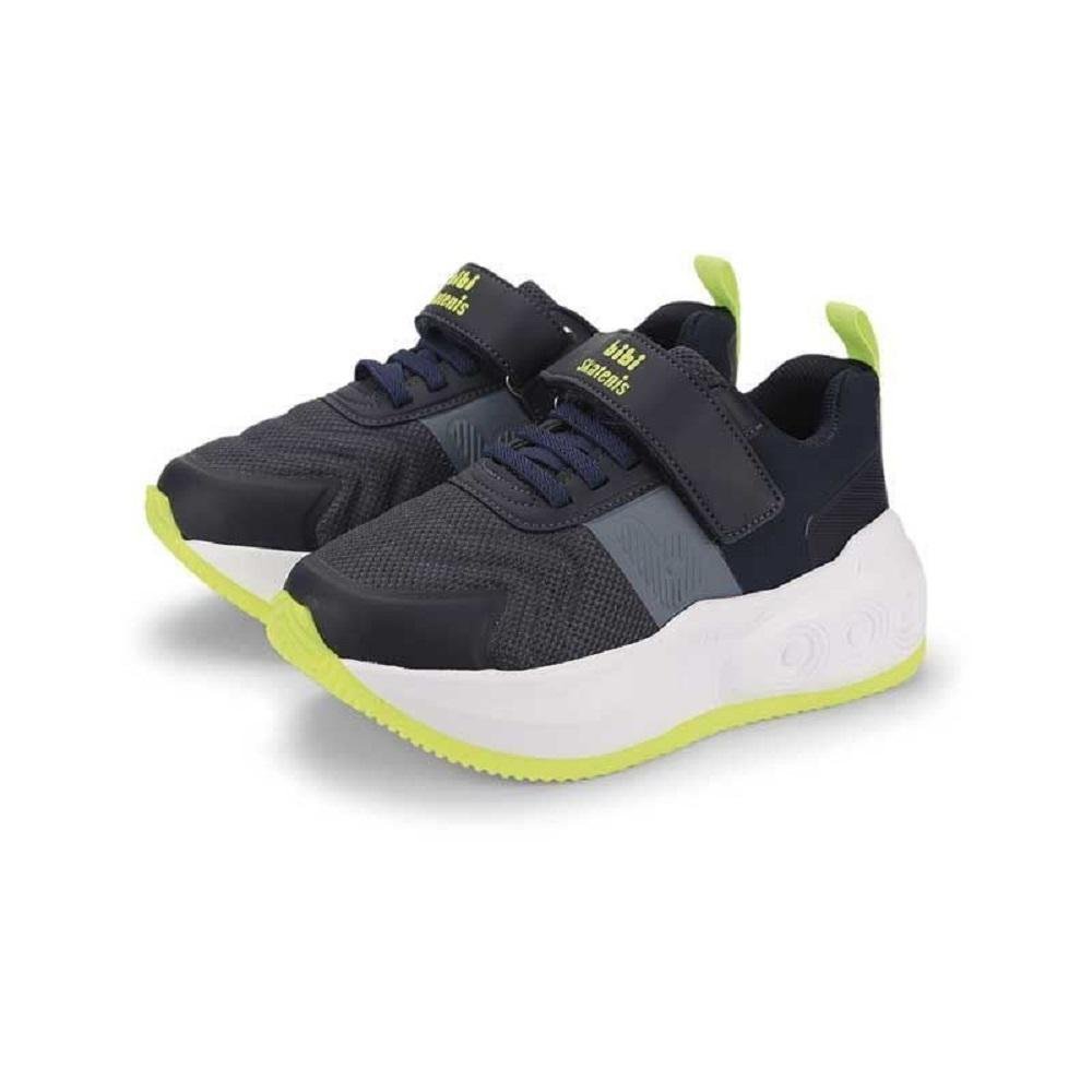 TENIS BIBI RODINHA REF 1243015 MENINO Azul Marinho/Verde 4