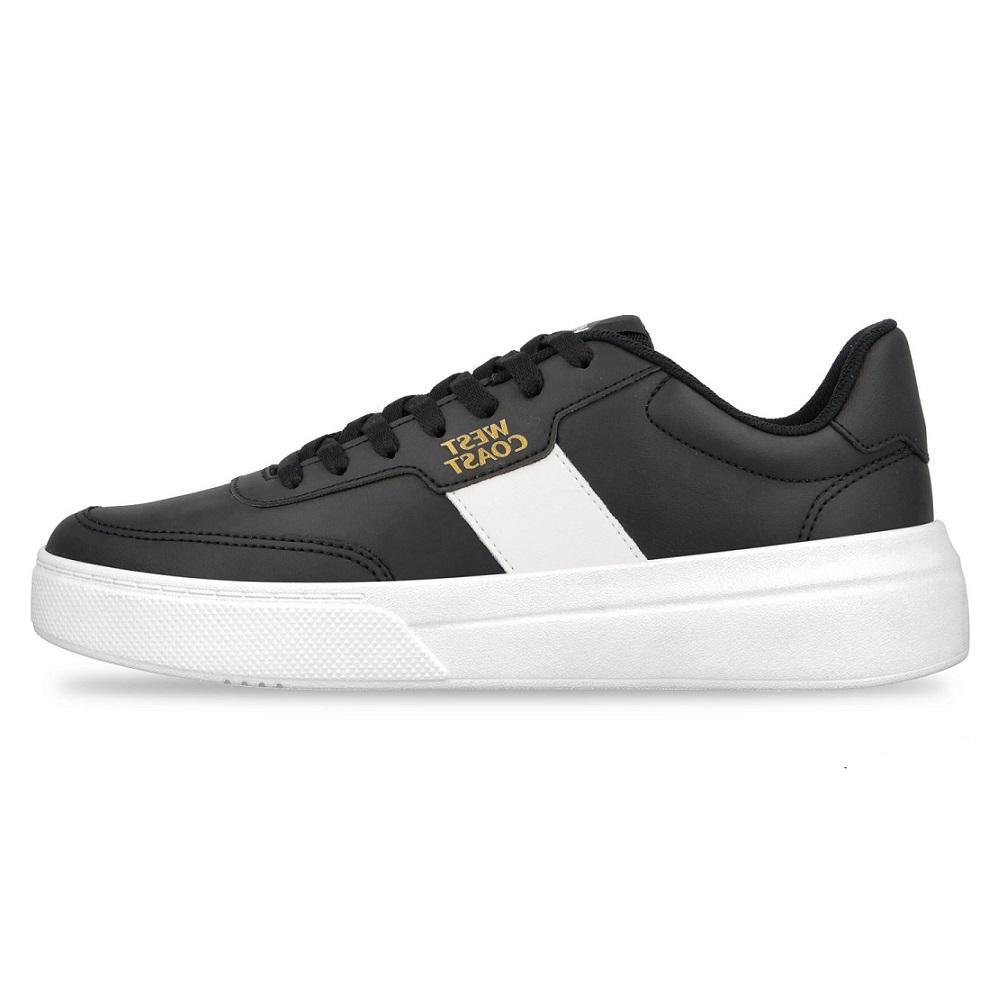 TENIS WEST COAST CASUAL REF 313074 MASCULINO Preto/Branco 2
