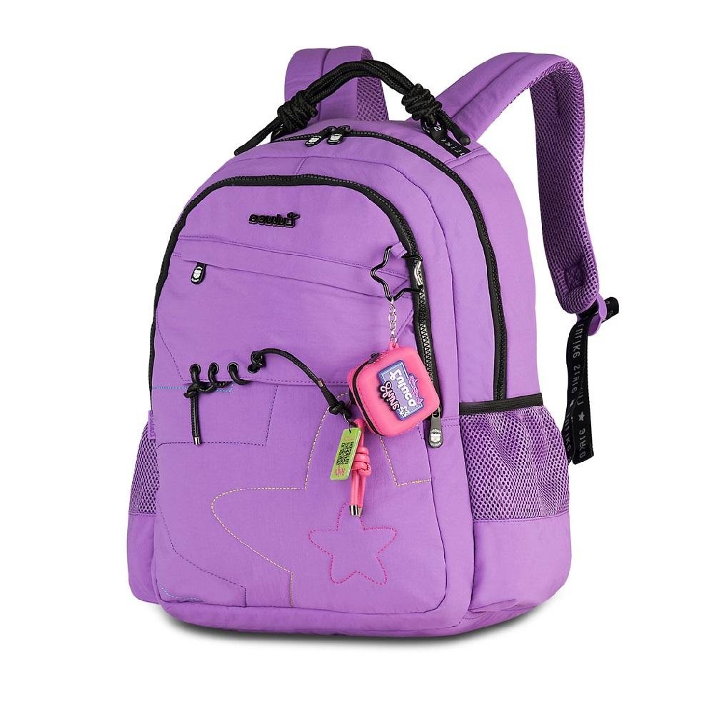 MOCHILA LULUCA DE COSTAS 17,5 REF LU27030 Roxo 2