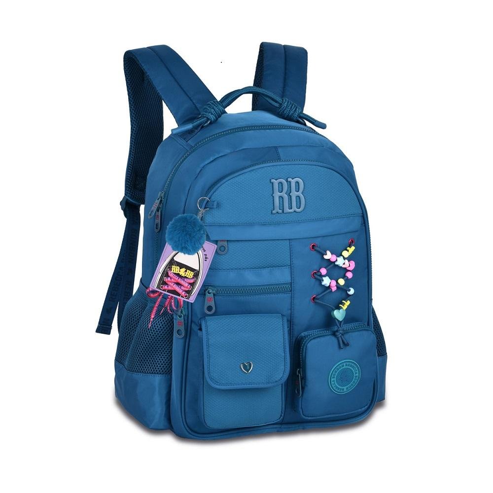 MOCHILA REBECCA BONBON DE COSTAS 17,5 REF RB27422 Azul 3
