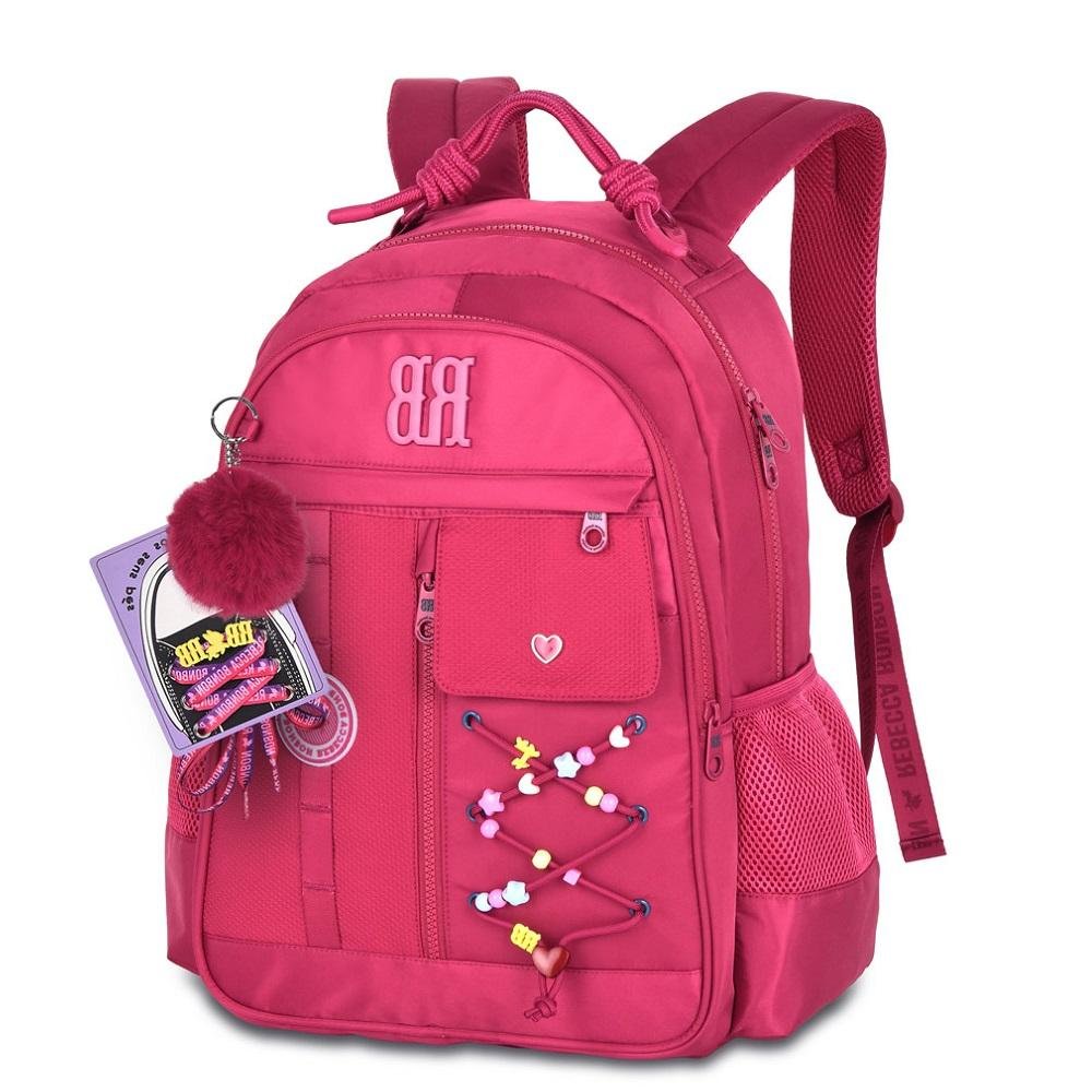 MOCHILA REBECCA BONBON DE COSTAS 17,5 REF RB27424 Rosa 4