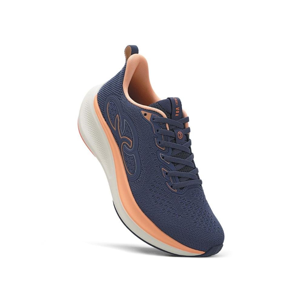TENIS OLYMPIKUS VOA 3 FEMININO Azul Marinho/Laranja 3